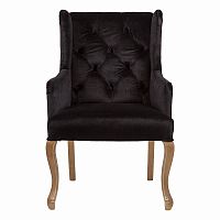 кресло с ушами черное ashby chair в Энгельсе