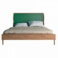 кровать полутораспальная 120х190 зеленая ellipse в Энгельсе
