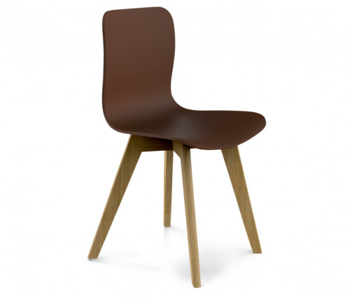 стул dsw коричневый s42 (eames style) в Энгельсе