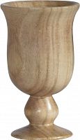 ваза кубок деревянная 13,5х18 см goblet в Энгельсе
