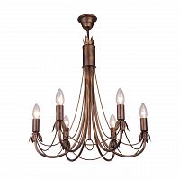 подвесная люстра toplight lucinda tl7350d-06br в Энгельсе