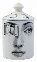 подсвечник белый с крышкой лицо в окне пьеро форназетти segreto candle, 30 см в Энгельсе