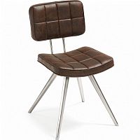 стул lola seat pu brown ножки из нержаеющей стали c589u09 от la forma (ex julia grup) в Энгельсе