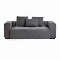 диван blok sofa 2 темно-серый от la forma (ex julia grup) в Энгельсе