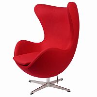 кресло arne jacobsen темно-красное в Энгельсе