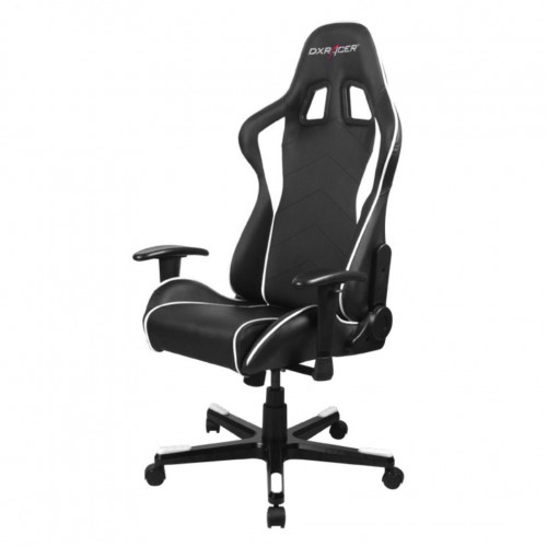 кресло геймерское dxracer formula черно-белое в Энгельсе