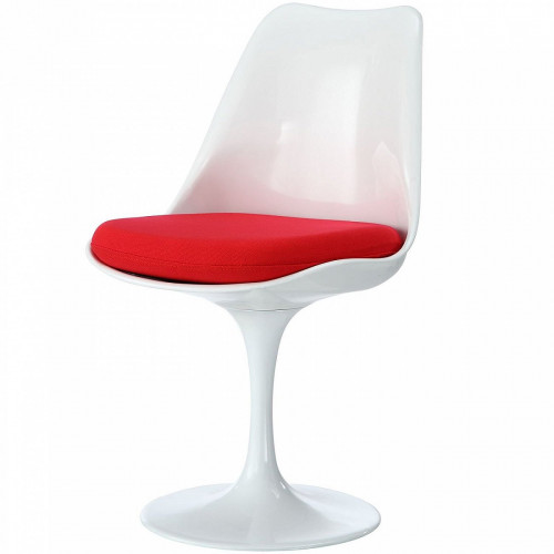 стул eero saarinen style tulip chair красная подушка в Энгельсе
