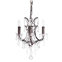люстра 19th c. rococo iron & clear crystal round vol.i бронза в Энгельсе