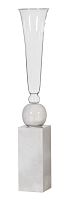ваза настольная crystal circle white small в Энгельсе