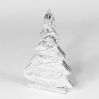 украшение новогоднее на подставке ель серебряная snow tree, 32х19х5 см в Энгельсе