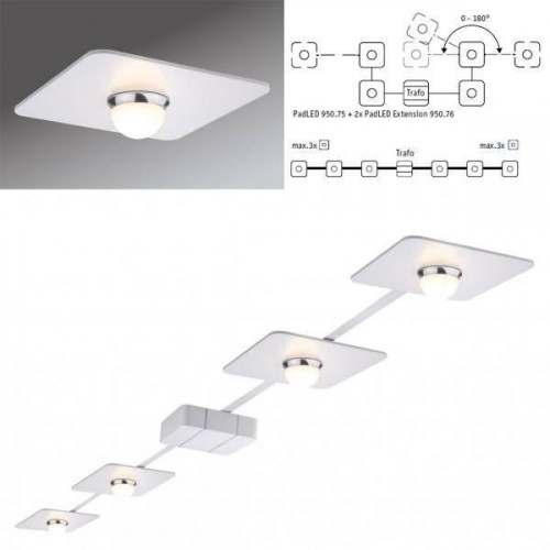 потолочный светодиодный светильник paulmann padled 95075 в Энгельсе